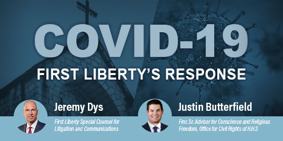 COVID-19 and Its Impact on Religious Freedom | First Liberty