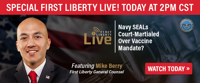 Mike SEALs Live! | First Liberty