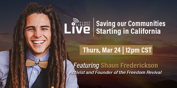 First Liberty Live! | Shaun Frederickson