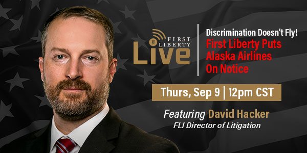 First Liberty Live! | David Hacker Alaska Launch