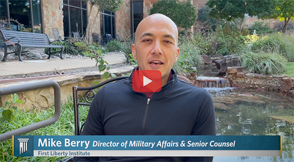 Flash News | Mike Berry SEALs Letter | First Liberty